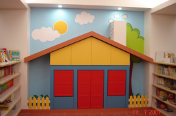 Interior design by Lovekar Design Associates for Abhinav school.